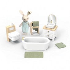 Dolls House Bathroom + 1 Character - Speedy Monkey